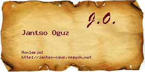 Jantso Oguz névjegykártya